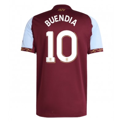 Moški Nogometni dresi Aston Villa Emiliano Buendia #10 Domači 2025-26 Kratek Rokav Moški Nogometni dresi Aston Villa Emiliano Buendia #10 Domači 2025-26 Kratek Rokav
